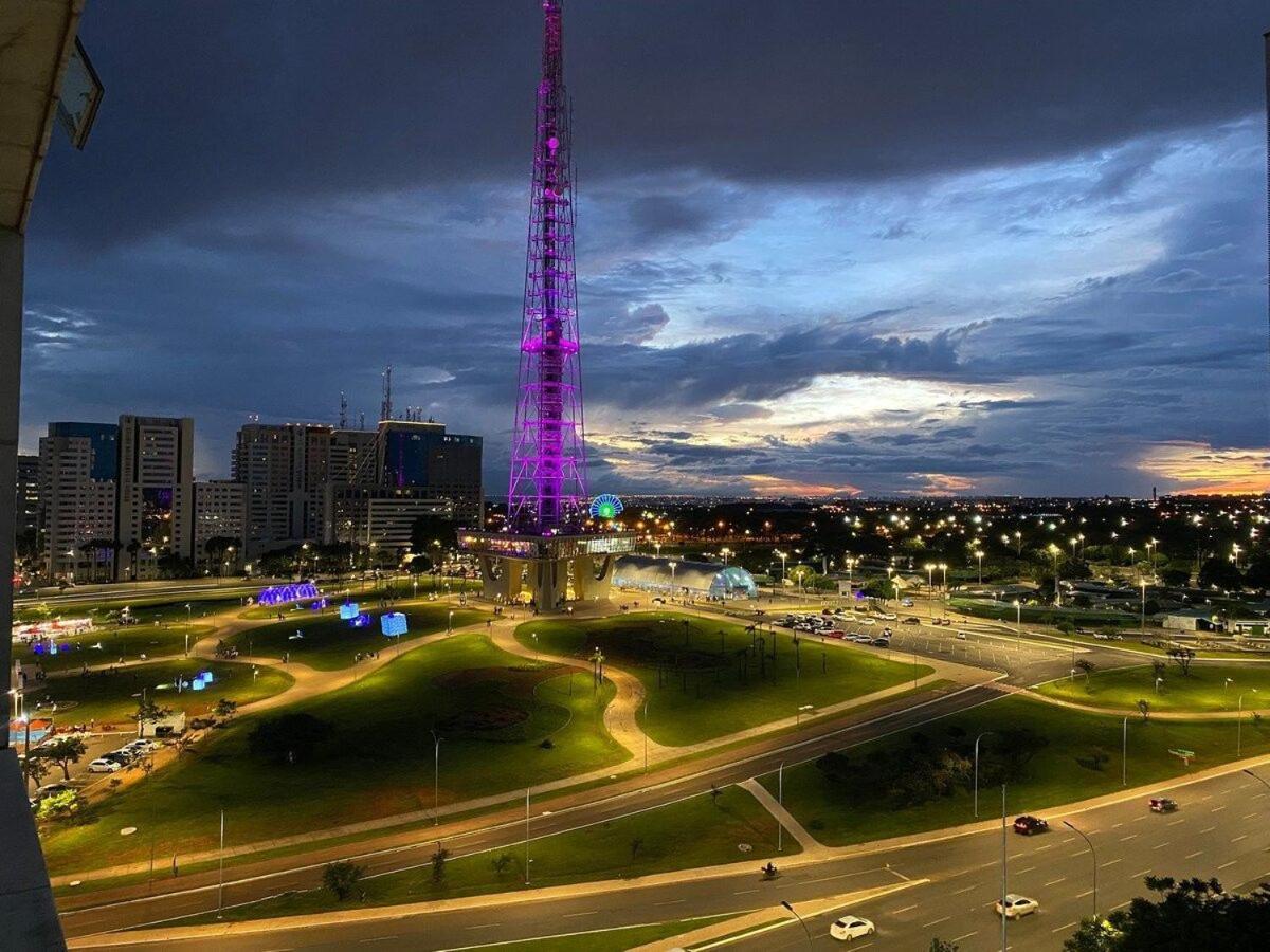 Flat Encantador No 11º Com Vista Pra Torre De Tv Brasília Zewnętrze zdjęcie
